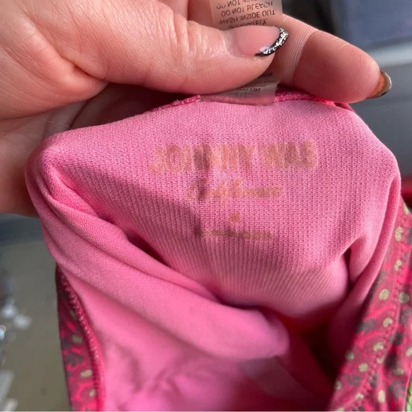 johnny was malakye halter one piece in pink floral - Picture 6 of 7